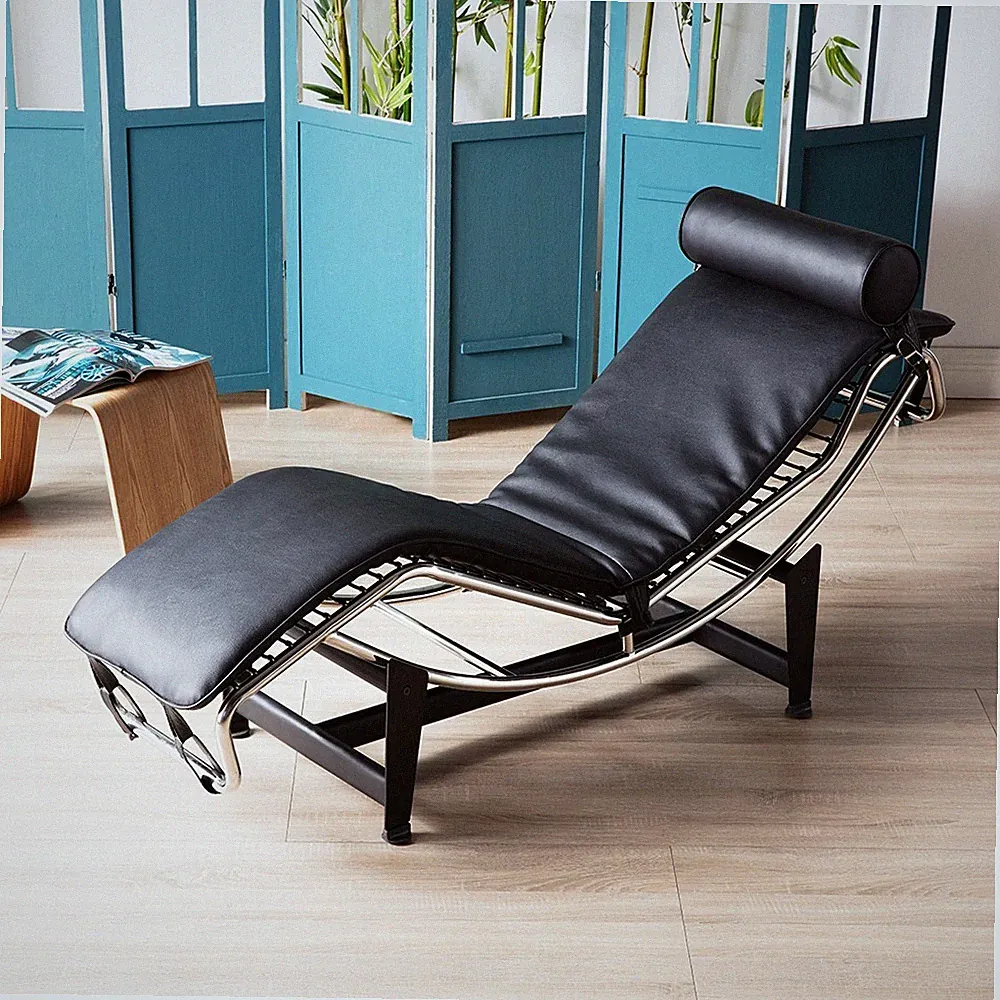 Adjustable LC-4 Chaise Lounge Chair Recliner Chair Leather Furniture