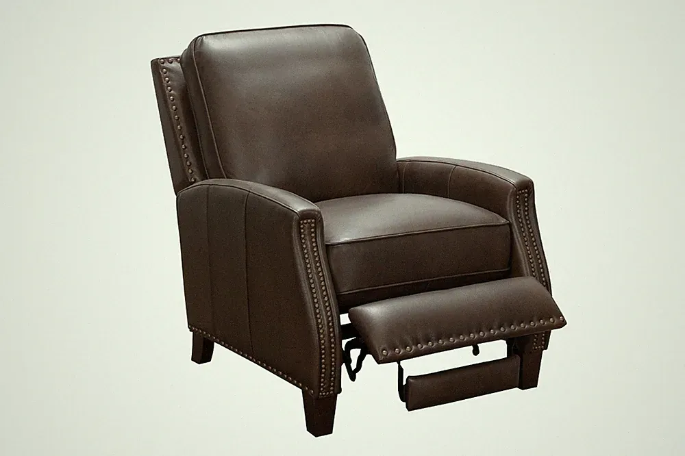Barcalounger Melrose Recliner Chair in Ashford Walnut leather