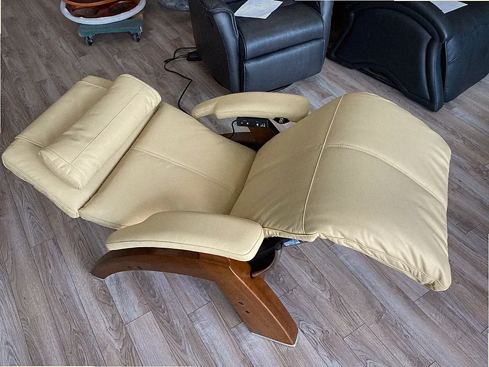 Human Touch PC-610 Supreme Premium Leather Zero G Perfect Chair Recliner - Ivory