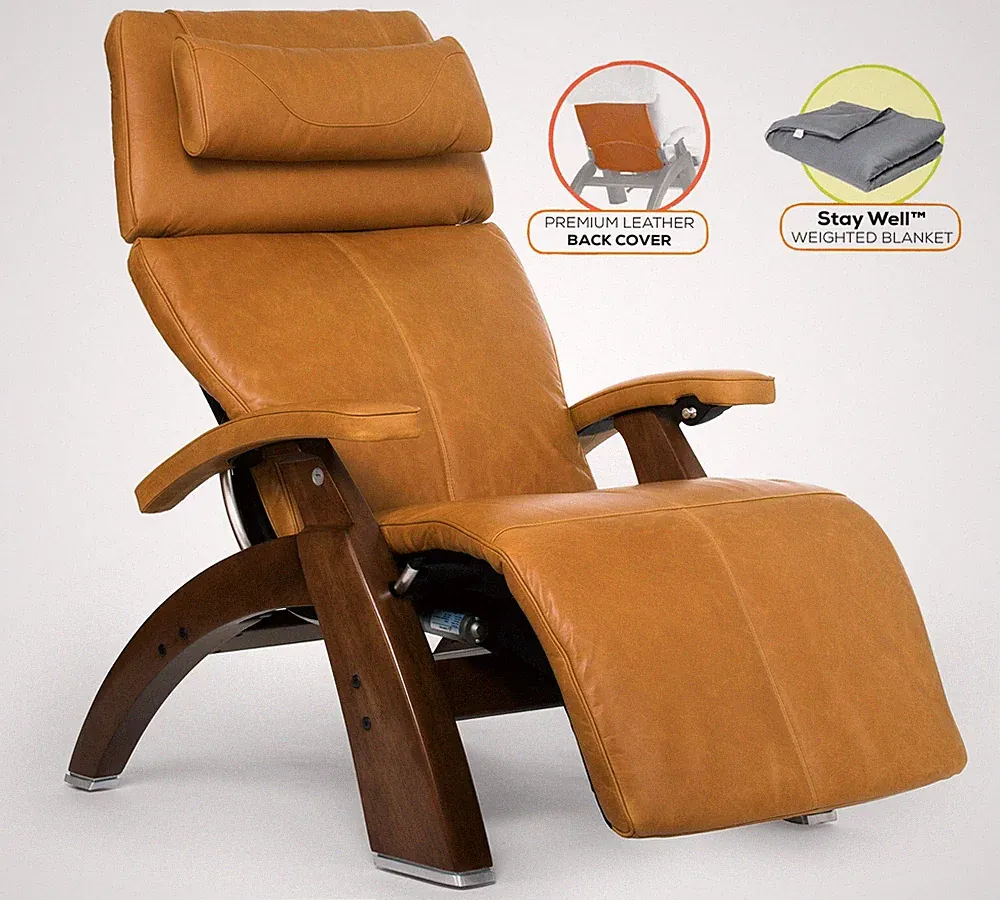 Human Touch Perfect Chair PC-LiVE 610 Zero Gravity Recliner + Cover + Blanket