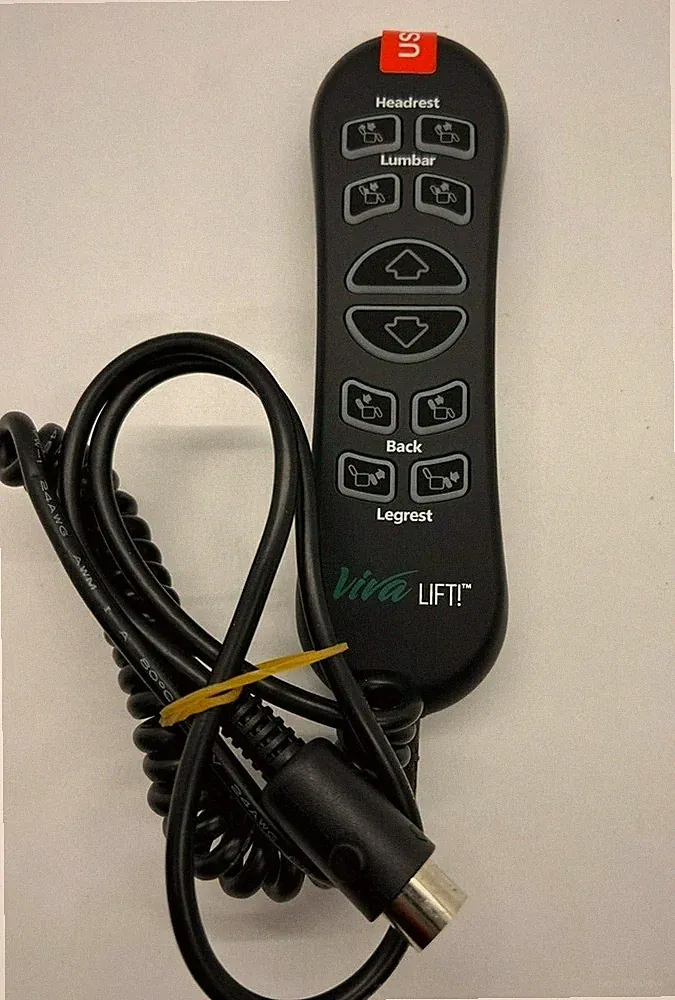 Pride Mobility Viva Lift Chair 10 button 5pin hand control remote CTL1707190